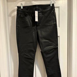 WHBM High-Rise Coated Skinny Jeans